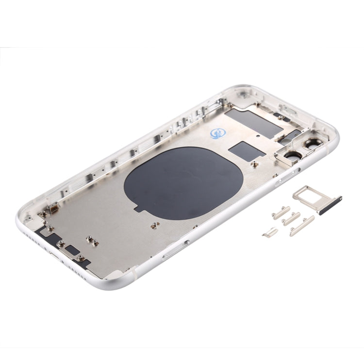 Back Housing Cover with SIM Card Tray & Side keys & Camera Lens for iPhone 11(White) - Back Cover by PMC TechLife | Online Shopping South Africa | PMC TechLife