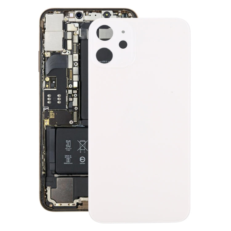 Battery Back Cover for iPhone 12(White) - Back Cover by PMC TechLife | Online Shopping South Africa | PMC TechLife
