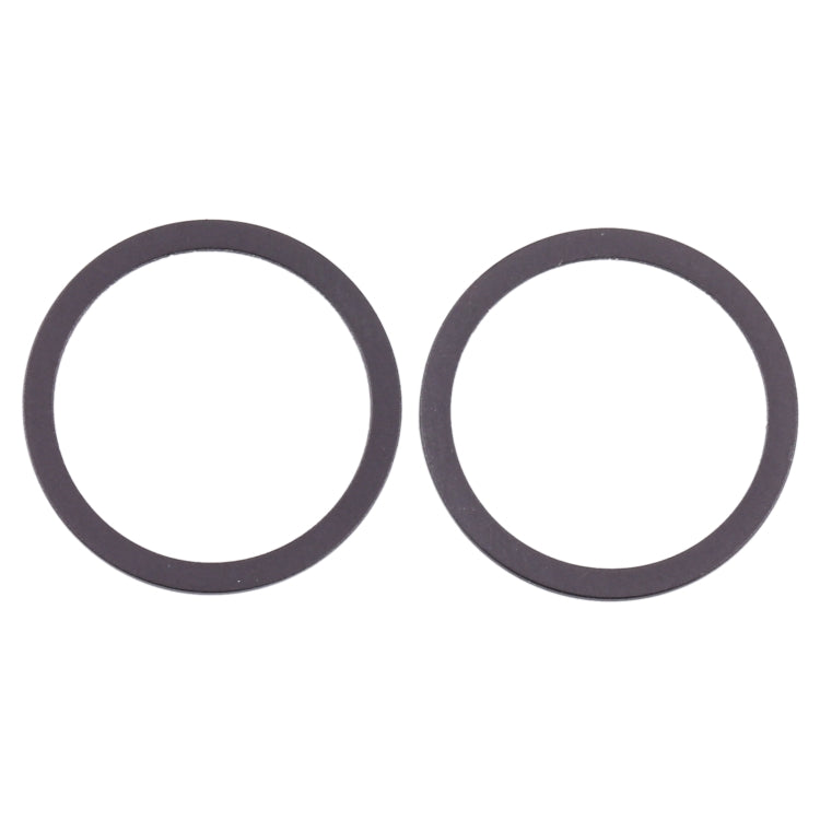 2 PCS Rear Camera Glass Lens Metal Protector Hoop Ring for iPhone 12(Black) - Camera Series by PMC TechLife | Online Shopping South Africa | PMC TechLife