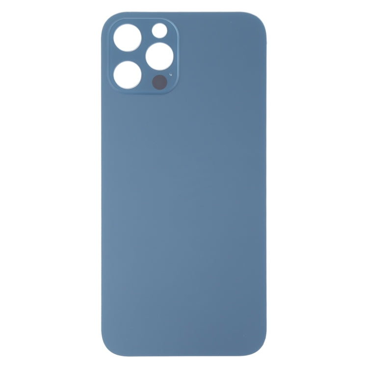 Easy Replacement Big Camera Hole Glass Back Battery Cover for iPhone 13 Pro Max(Blue) - Back Cover by PMC TechLife | Online Shopping South Africa | PMC TechLife