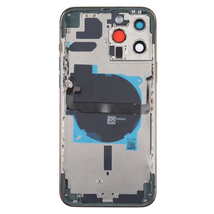 For iPhone 13 Pro Max Battery Back Cover with Side Keys & Card Tray & Power + Volume Flex Cable & Wireless Charging Module(Green) - Back Cover by PMC TechLife | Online Shopping South Africa | PMC TechLife | Buy Now Pay Later Mobicred