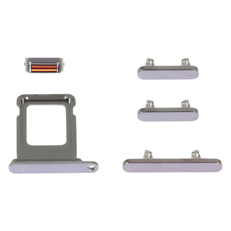 SIM Card Tray + Side Keys for iPhone 14 Pro Max(Purple) -  by PMC TechLife | Online Shopping South Africa | PMC TechLife