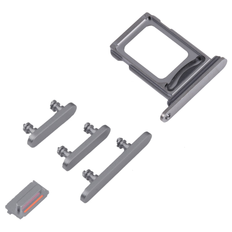 SIM Card Tray + SIM Card Tray + Side Keys for iPhone 14 Pro Max (Black) -  by PMC TechLife | Online Shopping South Africa | PMC TechLife