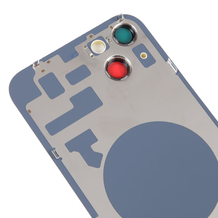 Glass Battery Back Cover with Holder for iPhone 14 Plus(Yellow) -  by PMC TechLife | Online Shopping South Africa | PMC TechLife