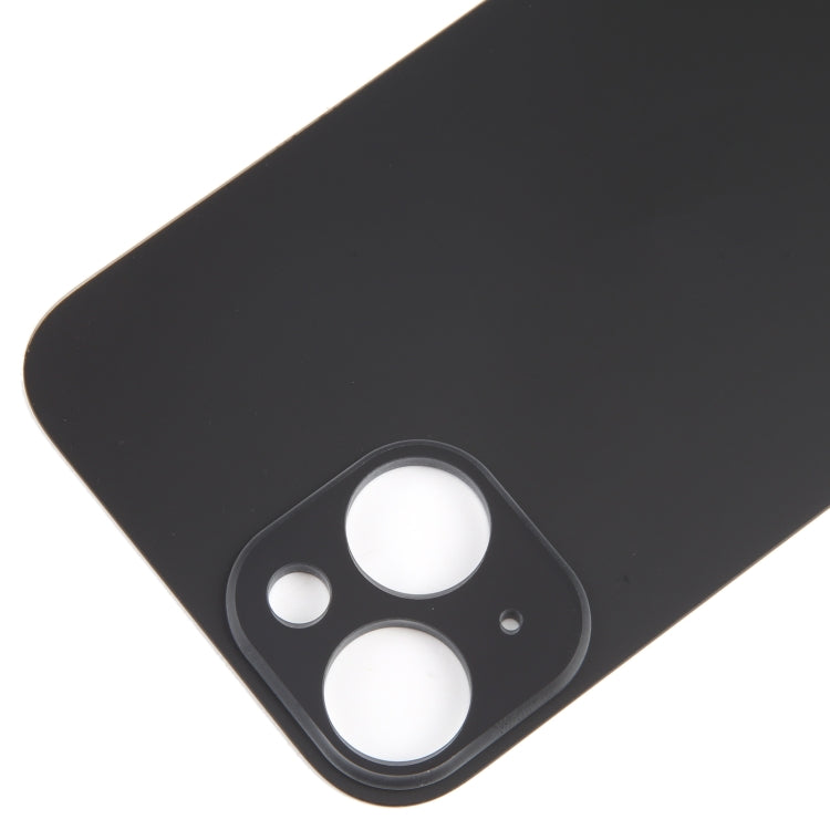 For iPhone 15 Glass Battery Back Cover(Black) -  by PMC TechLife | Online Shopping South Africa | PMC TechLife