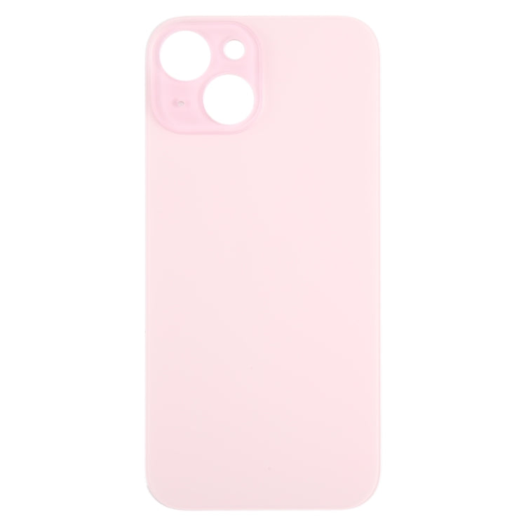For iPhone 15 Glass Battery Back Cover(Pink) -  by PMC TechLife | Online Shopping South Africa | PMC TechLife