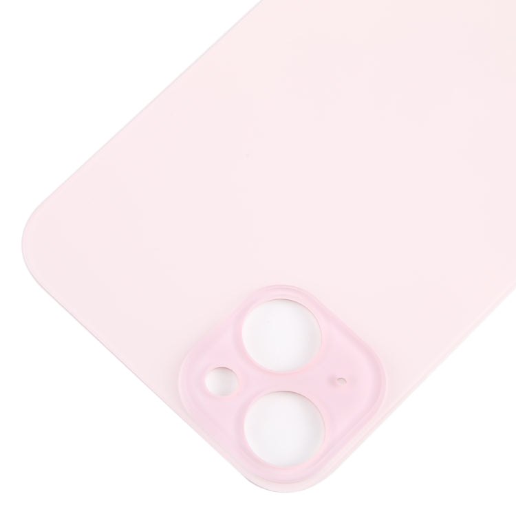 For iPhone 15 Plus Glass Battery Back Cover(Pink) -  by PMC TechLife | Online Shopping South Africa | PMC TechLife