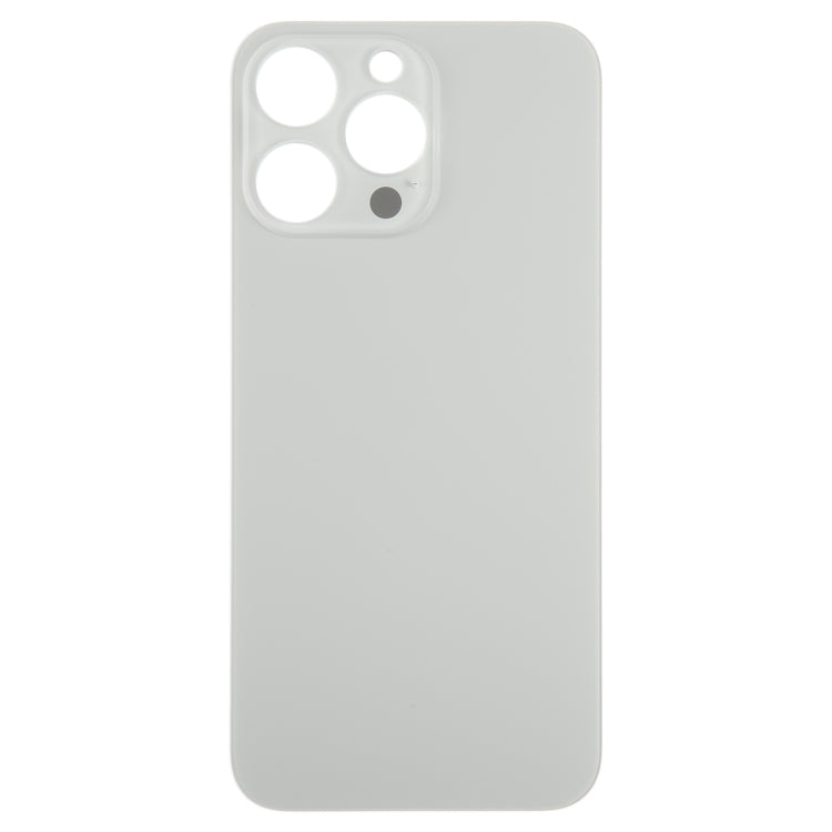 For iPhone 15 Pro Glass Battery Back Cover(Titanium) -  by PMC TechLife | Online Shopping South Africa | PMC TechLife