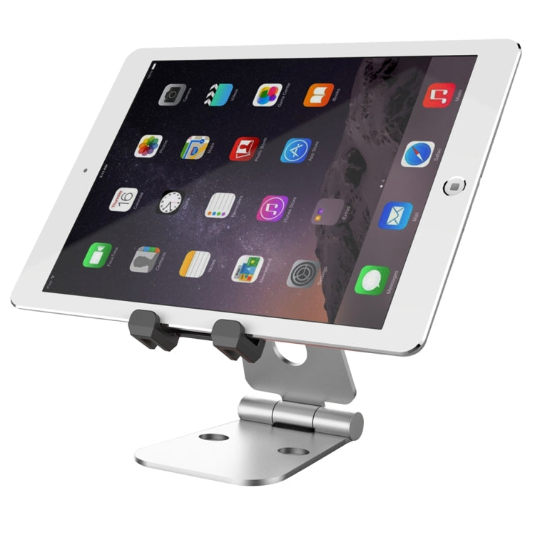 Universal Aluminum Alloy Foldable Adjustable Holder Stand, for iPad, Samsung, Lenovo, Sony, and other Tablet(Silver) - Desktop Holder by PMC TechLife | Online Shopping South Africa | PMC TechLife
