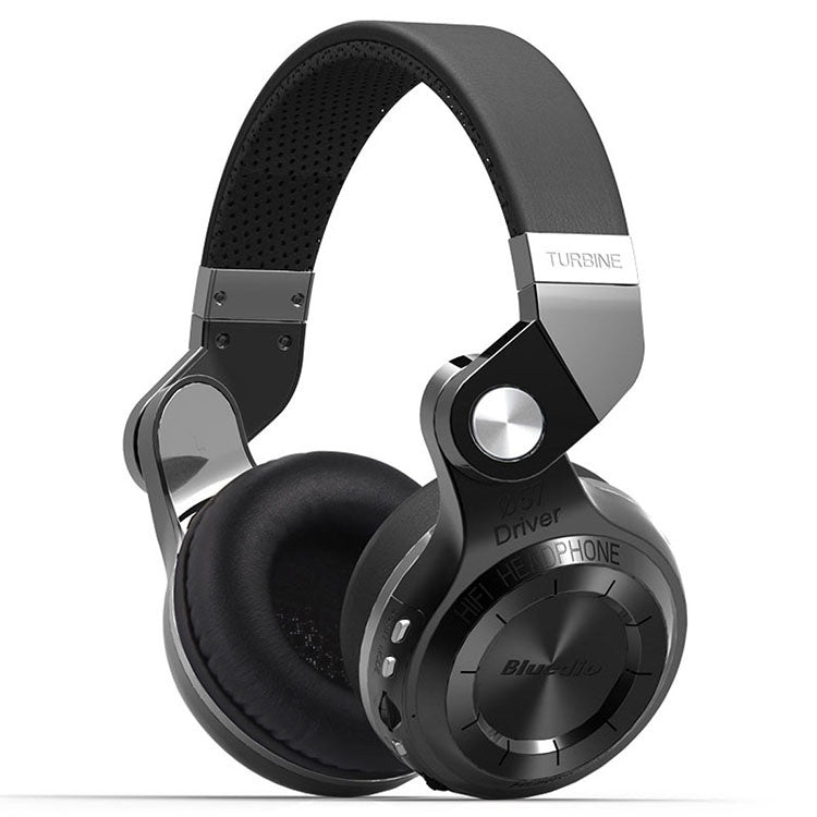 Bluedio T2+ Turbine Wireless Bluetooth 4.1 Stereo Headphones Headset with Mic & Micro SD Card Slot & FM Radio, For iPhone, Samsung, Huawei, Xiaomi, HTC and Other Smartphones, All Audio Devices(Black) - free shipping - PMC TechLife - Order now!