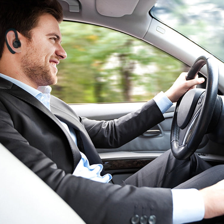 V9 Business Handsfree Wireless Bluetooth Headset CSR 4.1 with Mic for Driver Sport (Black) - Bluetooth Earphone by PMC TechLife | Online Shopping South Africa | PMC TechLife