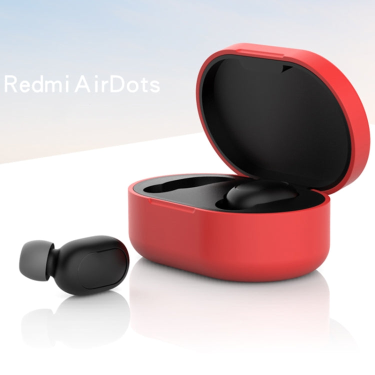 Silicone Charging Box Protective Case for Xiaomi Redmi AirDots / AirDots S / AirDots 2(Red) - free shipping - PMC TechLife - Order now!