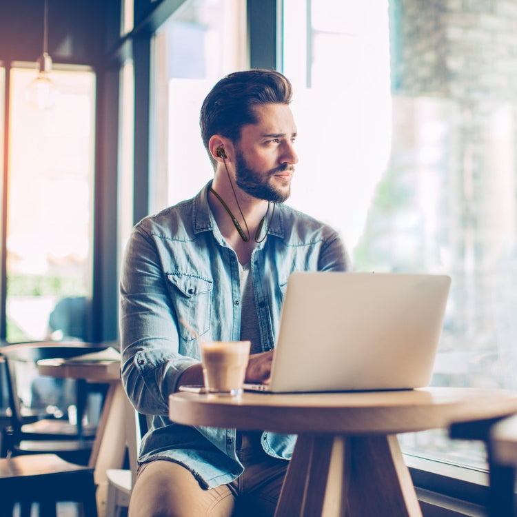 BH-I37 Bluetooth 5.0 Wire-controlled Bluetooth Earphone Built-in High-fidelity Microphone, Support Call(Black) - Bluetooth Earphone by PMC TechLife | Online Shopping South Africa | PMC TechLife