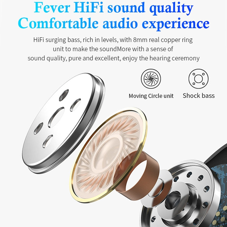 P1 TWS Bluetooth 5.0 Binaural Stereo Wireless Sports Bluetooth Earphone(Black) - TWS Earphone by PMC TechLife | Online Shopping South Africa | PMC TechLife