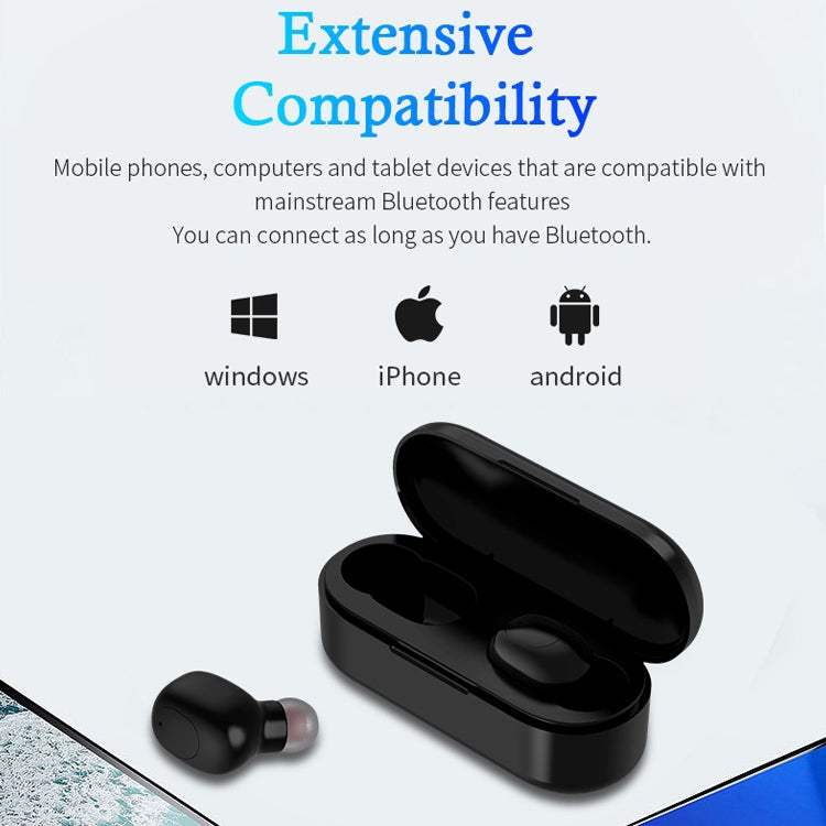 P1 TWS Bluetooth 5.0 Binaural Stereo Wireless Sports Bluetooth Earphone(Black) - TWS Earphone by PMC TechLife | Online Shopping South Africa | PMC TechLife
