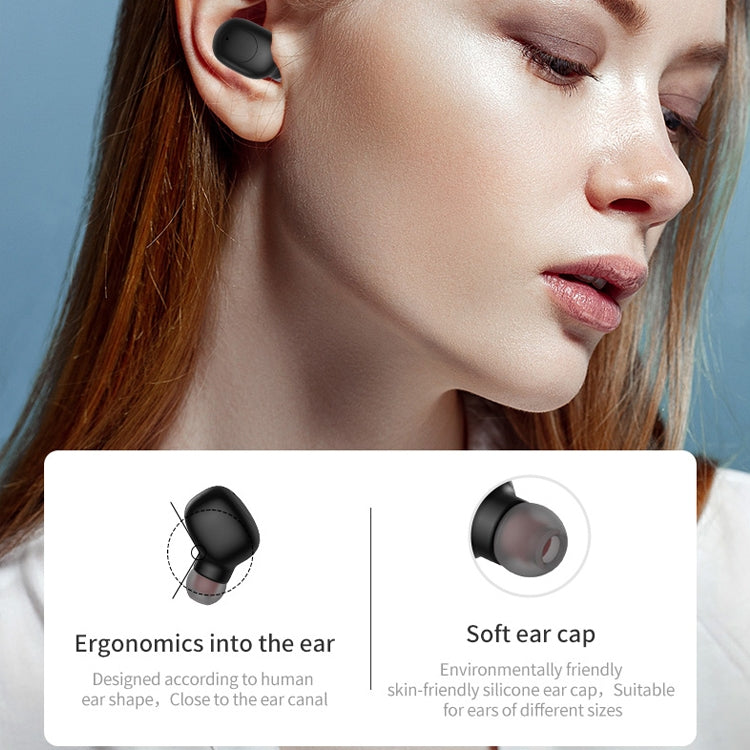 P1 TWS Bluetooth 5.0 Binaural Stereo Wireless Sports Bluetooth Earphone(Black) - TWS Earphone by PMC TechLife | Online Shopping South Africa | PMC TechLife