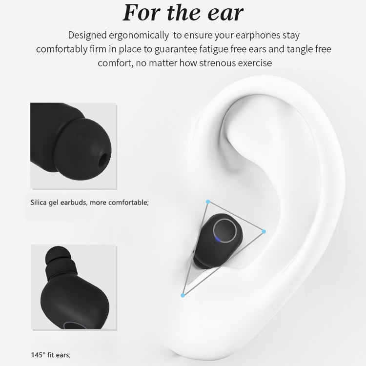 Q1 TWS Bluetooth 5.0 Binaural Stereo Wireless Sports Bluetooth Earphone(White) - TWS Earphone by PMC TechLife | Online Shopping South Africa | PMC TechLife