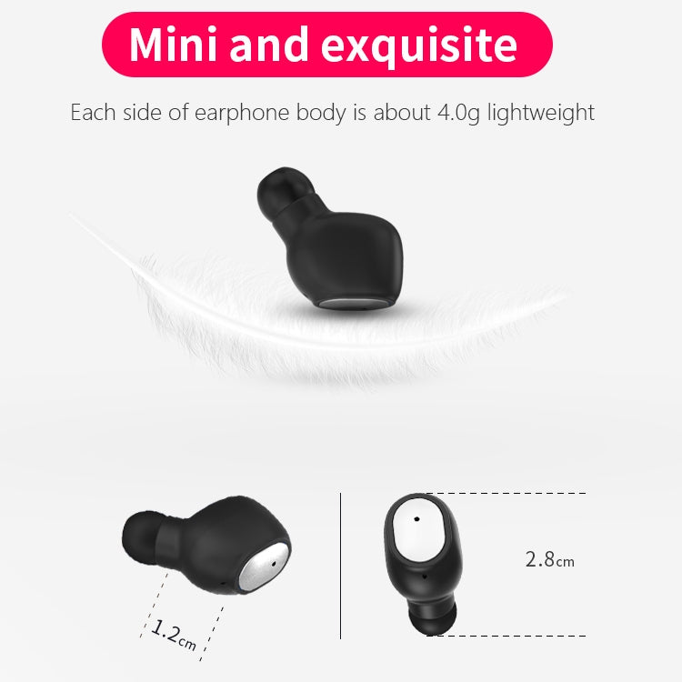 Q2 TWS Bluetooth 5.0 Binaural Stereo Wireless Sports Bluetooth Earphone(Black) - TWS Earphone by PMC TechLife | Online Shopping South Africa | PMC TechLife