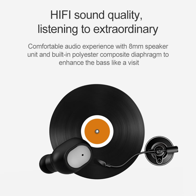 Q2 TWS Bluetooth 5.0 Binaural Stereo Wireless Sports Bluetooth Earphone(Black) - TWS Earphone by PMC TechLife | Online Shopping South Africa | PMC TechLife