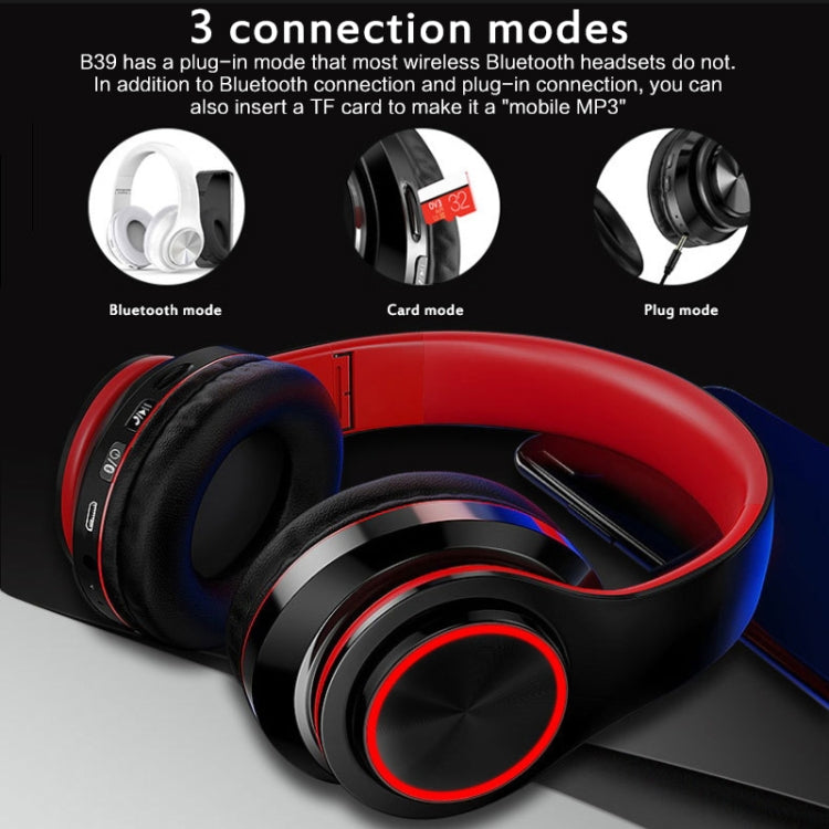 B39 Wireless Bluetooth V5.0 Headset (Black) - Headset & Headphone by PMC TechLife | Online Shopping South Africa | PMC TechLife