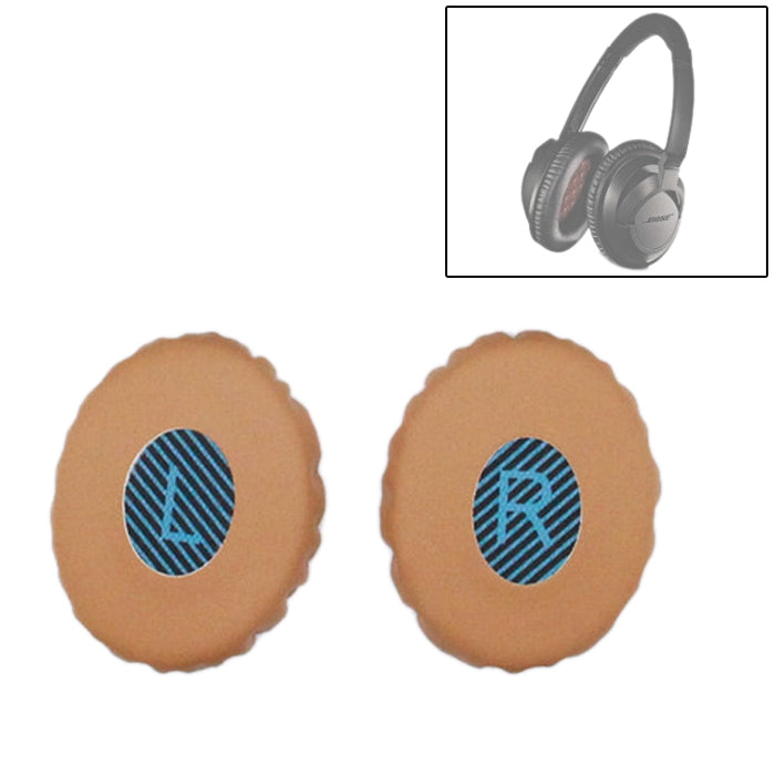 1 Pair For Bose OE2 / OE2i / SoundTrue Headset Cushion Sponge Cover Earmuffs Replacement Earpads(Khaki) - Earmuff & Pad by PMC TechLife | Online Shopping South Africa | PMC TechLife