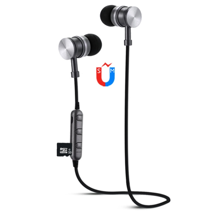 F3 Bluetooth 4.2 Hanging Neck Design Bluetooth Headset, Support Music Play & Switching & Volume Control & Answer(Black) - Neck-mounted Earphone by PMC TechLife | Online Shopping South Africa | PMC TechLife