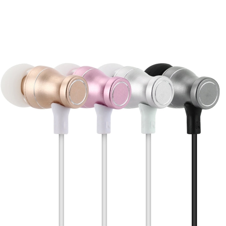 F106 Bluetooth 4.2 Hanging Neck Design Bluetooth Headset, Support Music Play & Switching & Volume Control & Answer(Gold) - Neck-mounted Earphone by PMC TechLife | Online Shopping South Africa | PMC TechLife