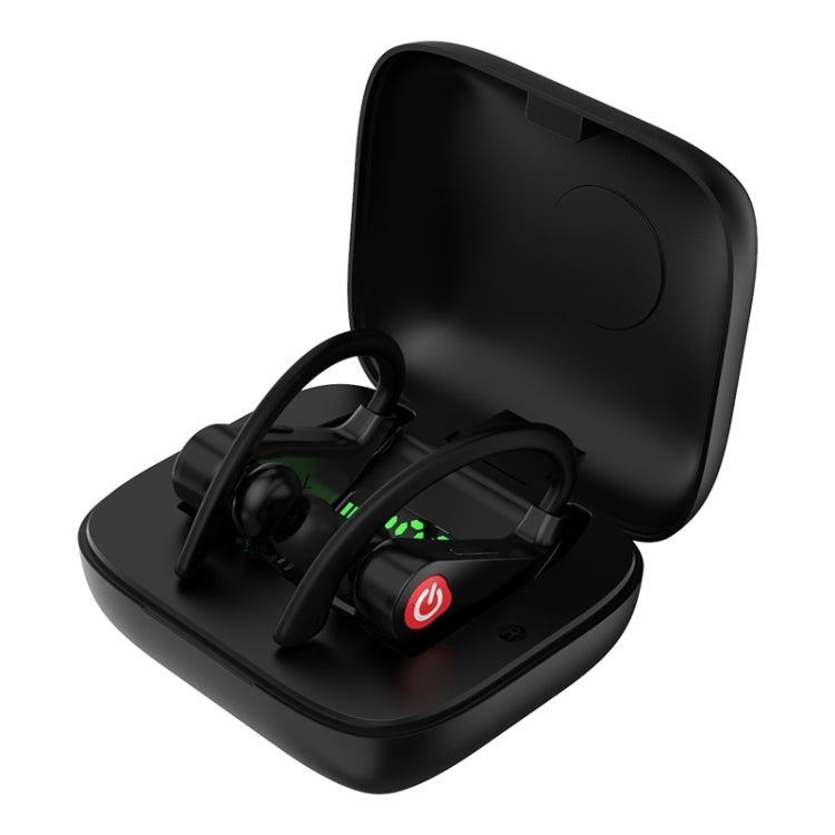 Q83 Wireless Ear-mounted Sports Bluetooth Earphone with Charging Box, Supports Three-screen LED Power Display & Power Bank - Bluetooth Earphone by PMC TechLife | Online Shopping South Africa | PMC TechLife