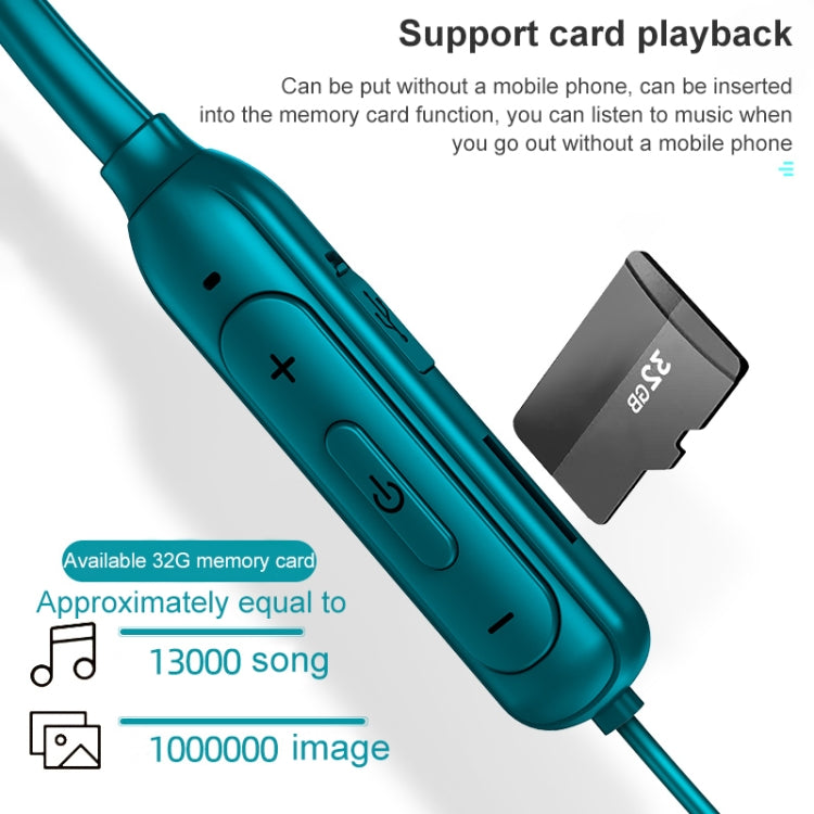 M61 Bluetooth 5.1 Business Sport Magnetic Metal Stereo Neck-mounted Bluetooth Earphone(Black) - Neck-mounted Earphone by PMC TechLife | Online Shopping South Africa | PMC TechLife
