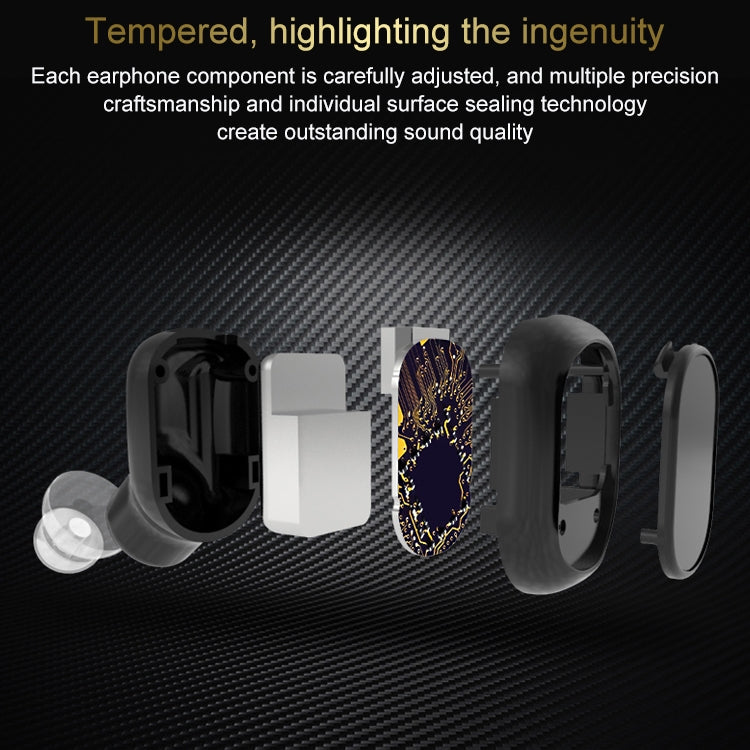 H58 Bluetooth 4.1 Single In-ear Invisible Wireless Bluetooth Earphone(Black) - Bluetooth Earphone by PMC TechLife | Online Shopping South Africa | PMC TechLife