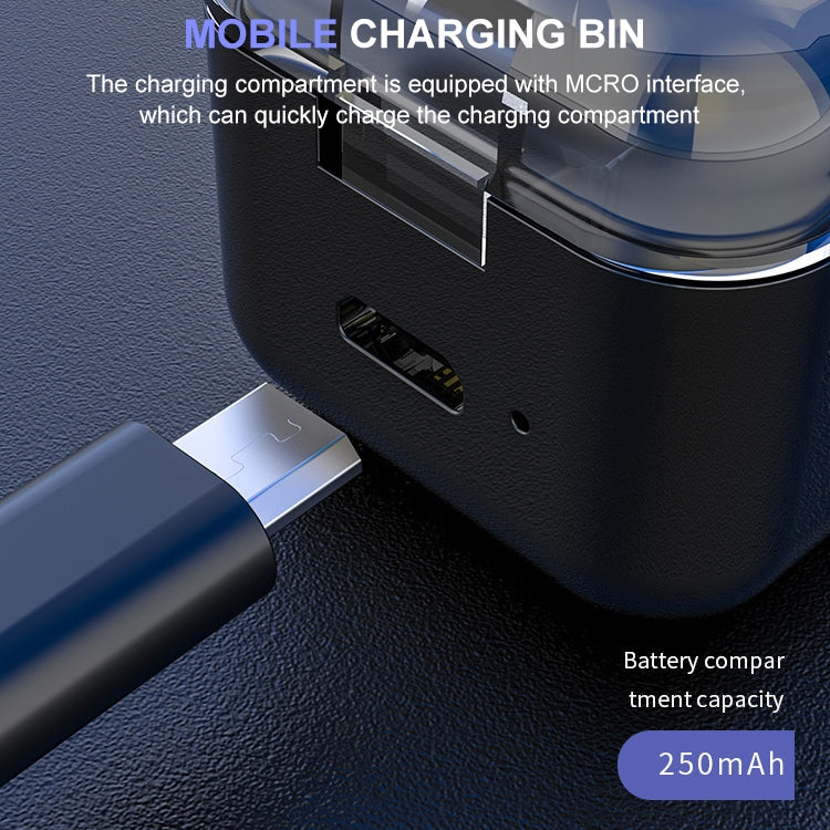 M-B8 Bluetooth 5.0 Mini Invisible In-ear Stereo Wireless Bluetooth Earphone with Charging Box (Gold) - TWS Earphone by PMC TechLife | Online Shopping South Africa | PMC TechLife