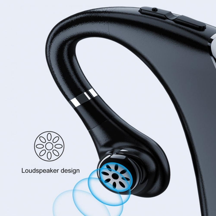 DS800 Bluetooth 5.0 Universal Hanging Ear Style Business Sports Wireless Bluetooth Earphone with Charging Box (Black) - Bluetooth Earphone by PMC TechLife | Online Shopping South Africa | PMC TechLife