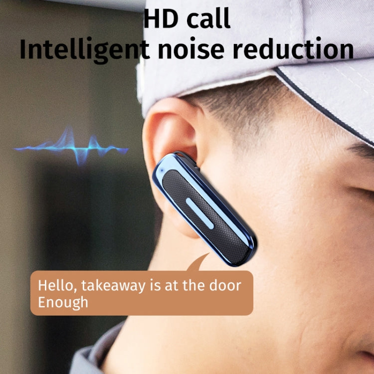 E1 Smart Noise Reduction Unilateral Ear-mounted Bluetooth Earphone (Red Black) - Bluetooth Earphone by PMC TechLife | Online Shopping South Africa | PMC TechLife