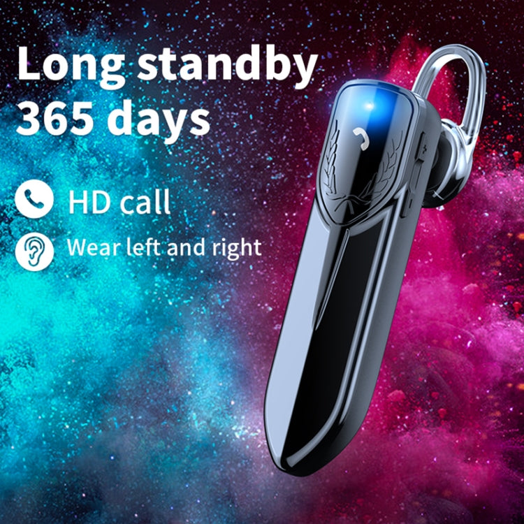 M81 CVC Noise Reduction Unilateral Business Ear-mounted Bluetooth Earphone, Support Siri & One for Two(Rose Gold) - Bluetooth Earphone by PMC TechLife | Online Shopping South Africa | PMC TechLife