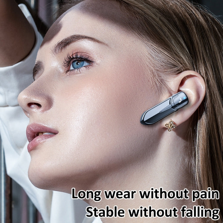M81 CVC Noise Reduction Unilateral Business Ear-mounted Bluetooth Earphone, Support Siri & One for Two(Black) - Bluetooth Earphone by PMC TechLife | Online Shopping South Africa | PMC TechLife