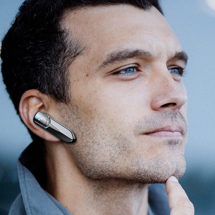M81 CVC Noise Reduction Unilateral Business Ear-mounted Bluetooth Earphone, Support Siri & One for Two(Black) - Bluetooth Earphone by PMC TechLife | Online Shopping South Africa | PMC TechLife