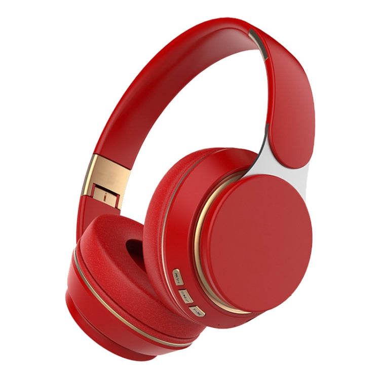 07S Folding Sports Computer Games Wireless Bluetooth V5.0 Headset with Mic (Red) - Headset & Headphone by PMC TechLife | Online Shopping South Africa | PMC TechLife