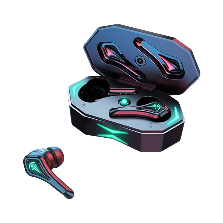 TWS-A10 Wireless Bluetooth Earphone with Charging Compartment(Black) - Bluetooth Earphone by PMC TechLife | Online Shopping South Africa | PMC TechLife