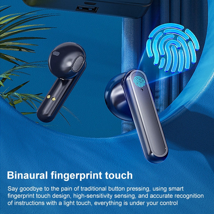 V9 Mirror Noodle Wireless Bluetooth Earphone with Charging Compartment (White) - Bluetooth Earphone by PMC TechLife | Online Shopping South Africa | PMC TechLife
