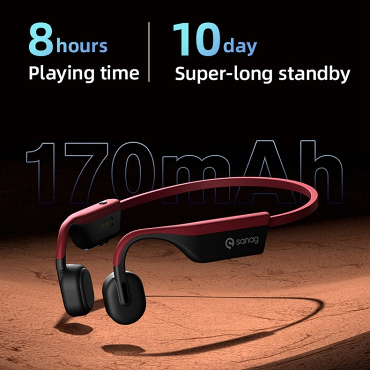 Sanag A9S Pro Air Conduction Bluetooth 5.1 HiFi Sports Earphone (White) - free shipping - PMC TechLife - Order now!