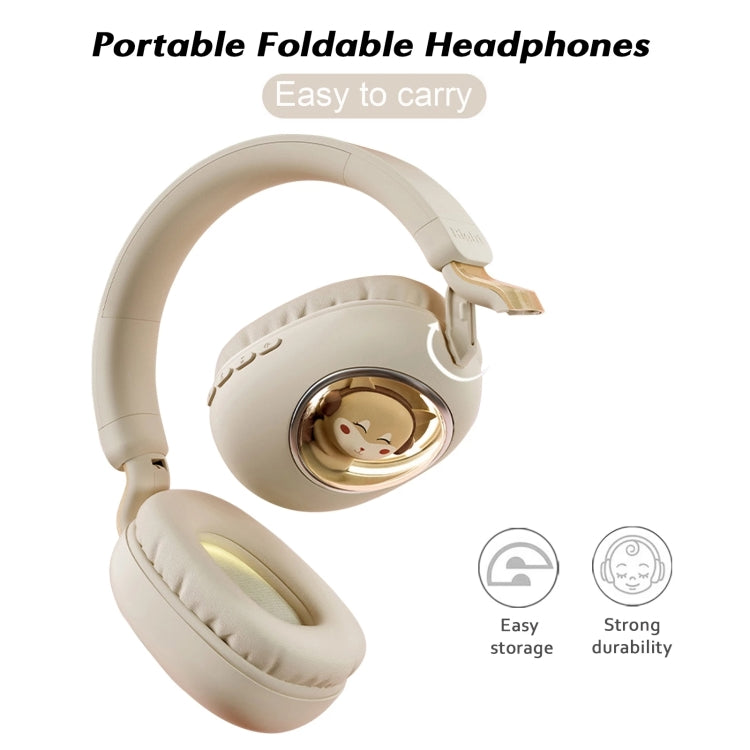 B4 RGB Cartoon Stereo Headset Wireless Bluetooth Headphones (Purple) - Headset & Headphone by PMC TechLife | Online Shopping South Africa | PMC TechLife