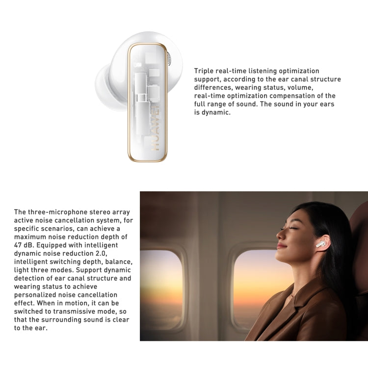 HUAWEI FreeBuds Pro 2 + TWS Extrasensory Perception Wireless Earphone Support Heart Rate & Body Temperature Monitoring(White) - free shipping - PMC TechLife - Order now!