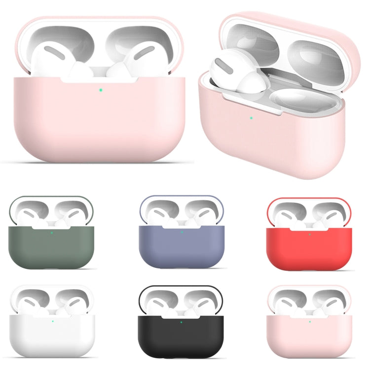 For AirPods Pro 3 in 1 Silicone Earphone Protective Case + Earphones Buckle + Anti-lost Rope Set(Grey) - For AirPods Pro by PMC TechLife | Online Shopping South Africa | PMC TechLife | Buy Now Pay Later Mobicred