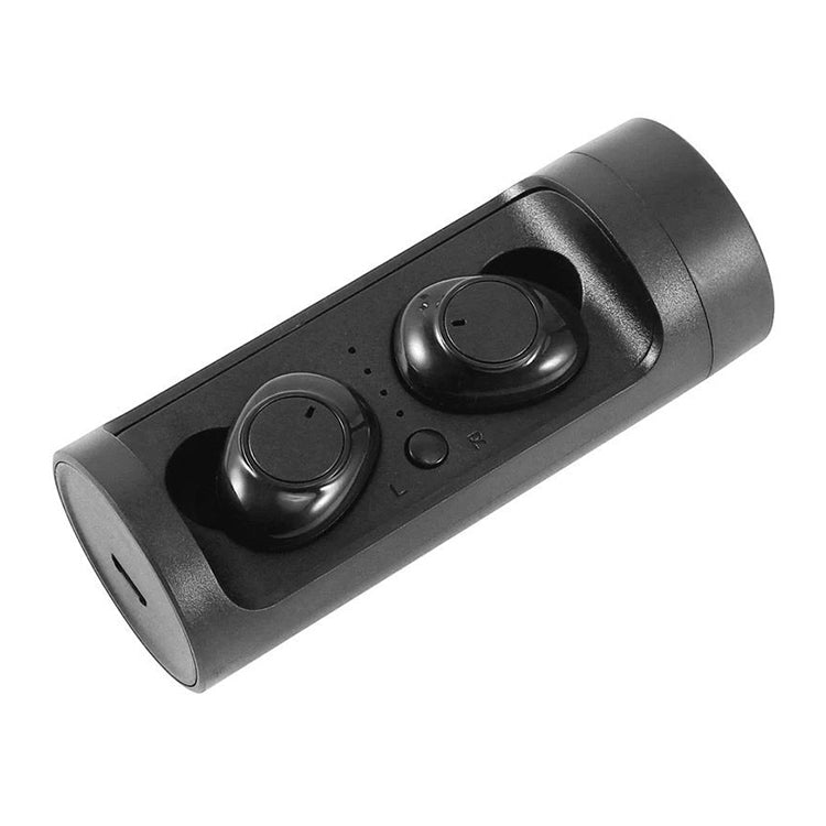 DT-15 Wireless Two Ear Bluetooth Headset Supports Touch & Smart Magnetic Charging & Power On Automatic Pairing (Black) - Bluetooth Earphone by PMC TechLife | Online Shopping South Africa | PMC TechLife