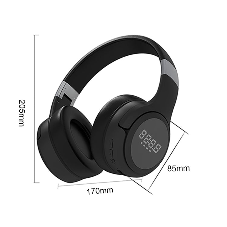 ZEALOT B28 Folding Headband Bluetooth Stereo Music Headset with Display (Dark Green) - free shipping - PMC TechLife - Order now!