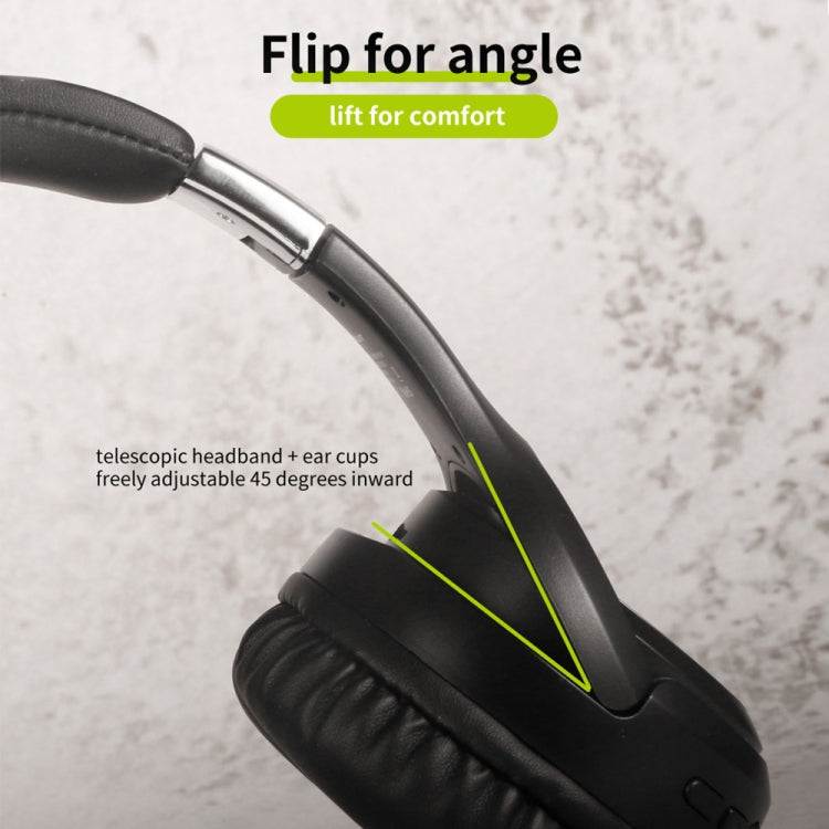 ZEALOT B28 Folding Headband Bluetooth Stereo Music Headset with Display (Dark Green) - free shipping - PMC TechLife - Order now!