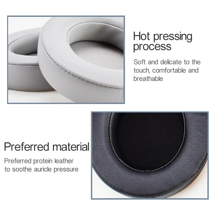 2 PCS For Razer Kraken 7.1 V2 Pro Headphone Cushion Sponge Grey Net Cover Earmuffs Replacement Earpads - Earmuff & Pad by PMC TechLife | Online Shopping South Africa | PMC TechLife