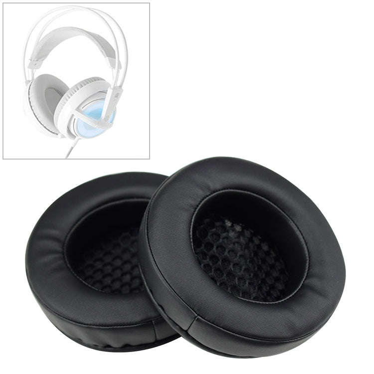 2 PCS For XIBERIA V2 / V5 / X10 / X12 Thicken Headphone Cushion Sponge Cover Earmuffs Replacement Earpads(Black) - Earmuff & Pad by PMC TechLife | Online Shopping South Africa | PMC TechLife