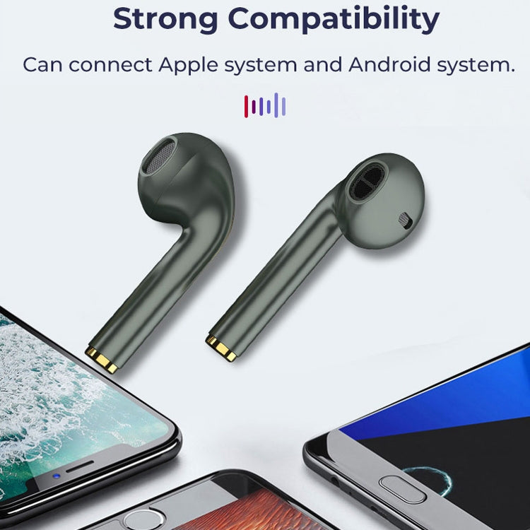 T&G J18 Bluetooth 5.1 TWS Wireless Binaural Bluetooth Earphone with Charging Box (Green) - free shipping - PMC TechLife - Order now!