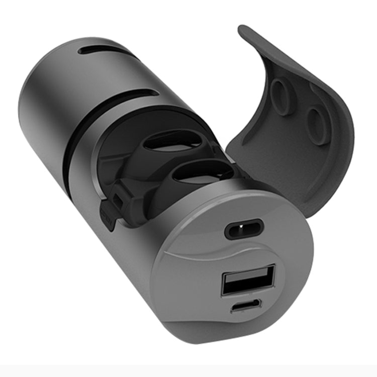 3 in 1 TWS Mini Waterproof Bluetooth 4.2 Wireless Earphone + Audio + Charging Box(Black) - free shipping - PMC TechLife - Order now!